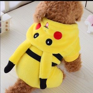 Pokémon Pikachu Dog Costume size small